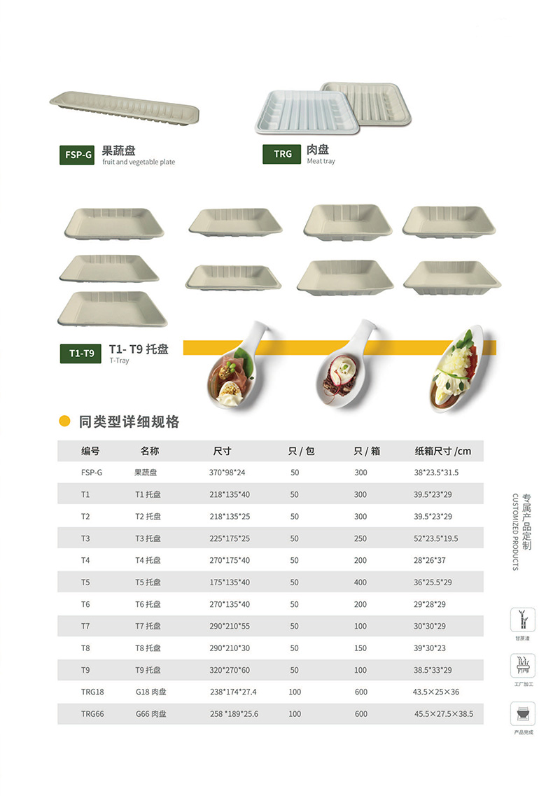 甘蔗渣環(huán)保餐具  一次性打包盒 圓盤(pán) 方盤(pán) 打包盒 碗 方盒  團(tuán)餐盒