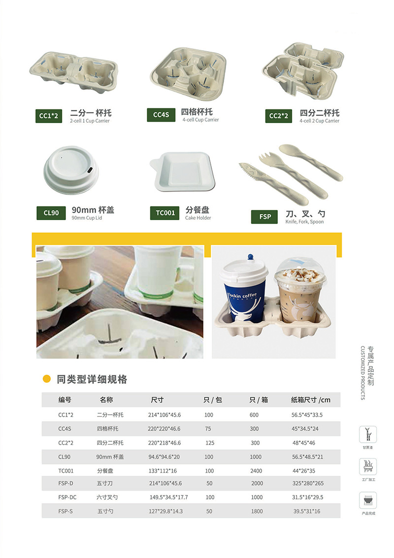 甘蔗渣環(huán)保餐具  一次性打包盒 圓盤(pán) 方盤(pán) 打包盒 碗 方盒  團(tuán)餐盒